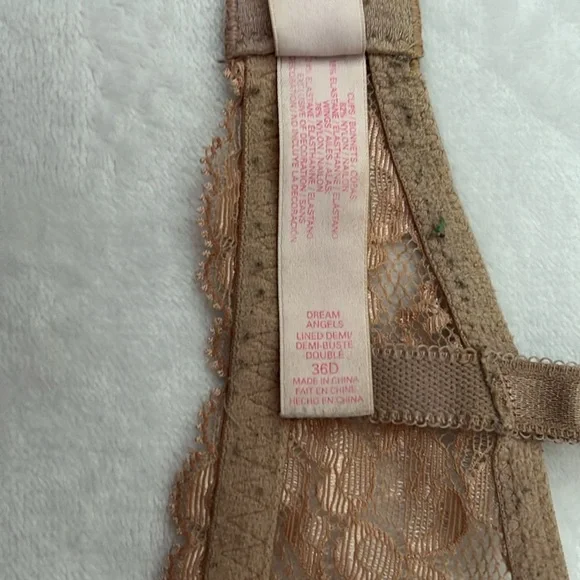 Victoria’s Secret Nude Dream Angels Lined Demi Bra 36D - Picture 9 of 9